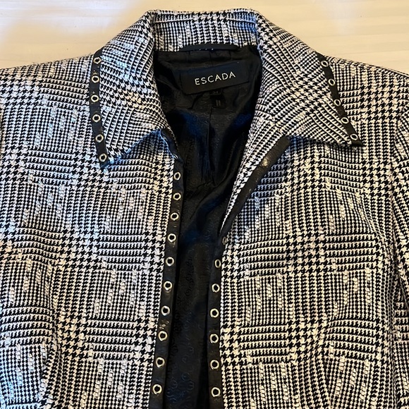 Eacada Leather trimmed jacket - Picture 6 of 12